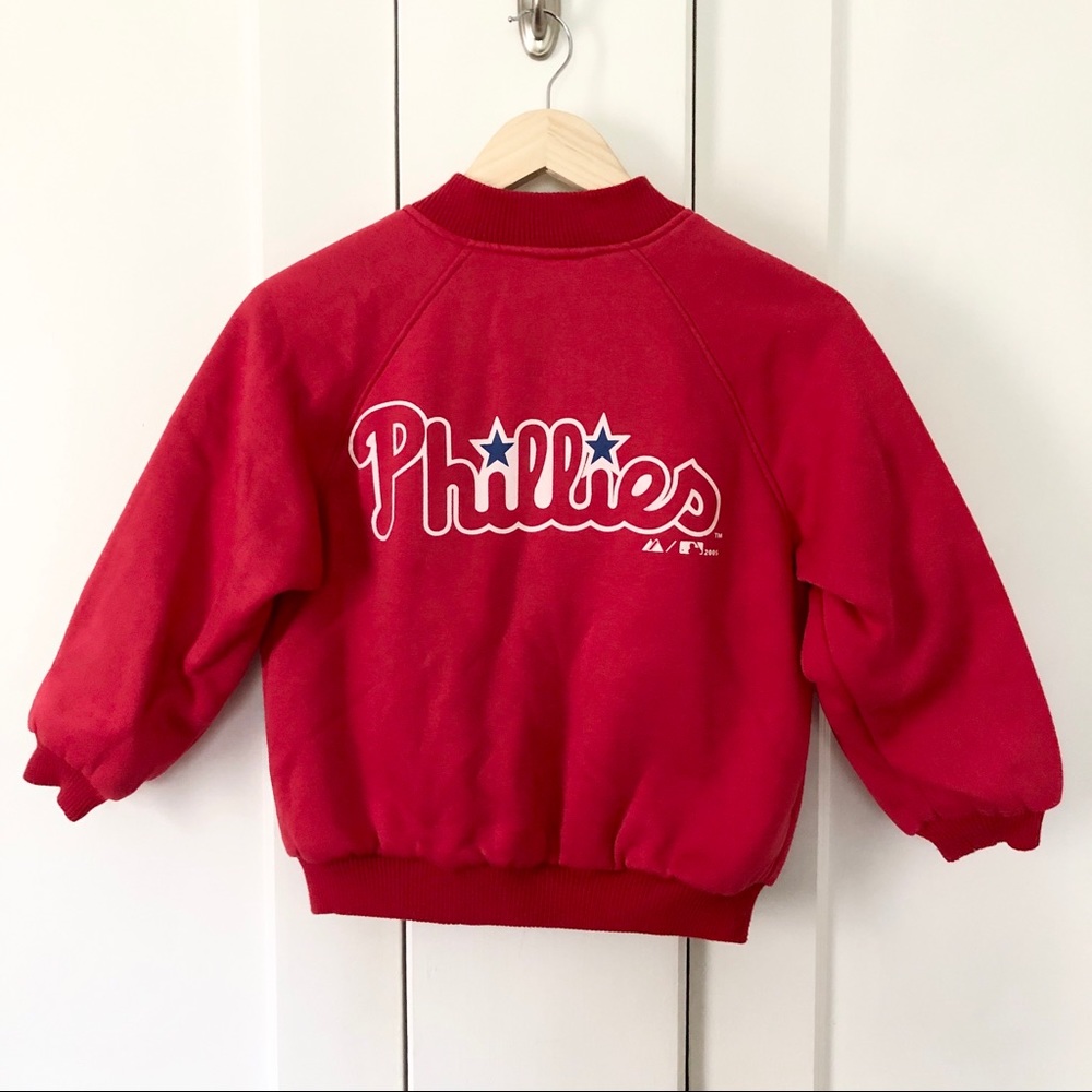MLB Kids Red Phillies Jacket